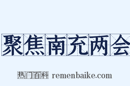 聚焦南充两会是什么意思的图片